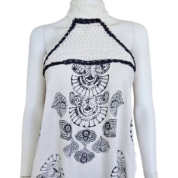 free people mandolin crochet tank top - Picture 2 of 7